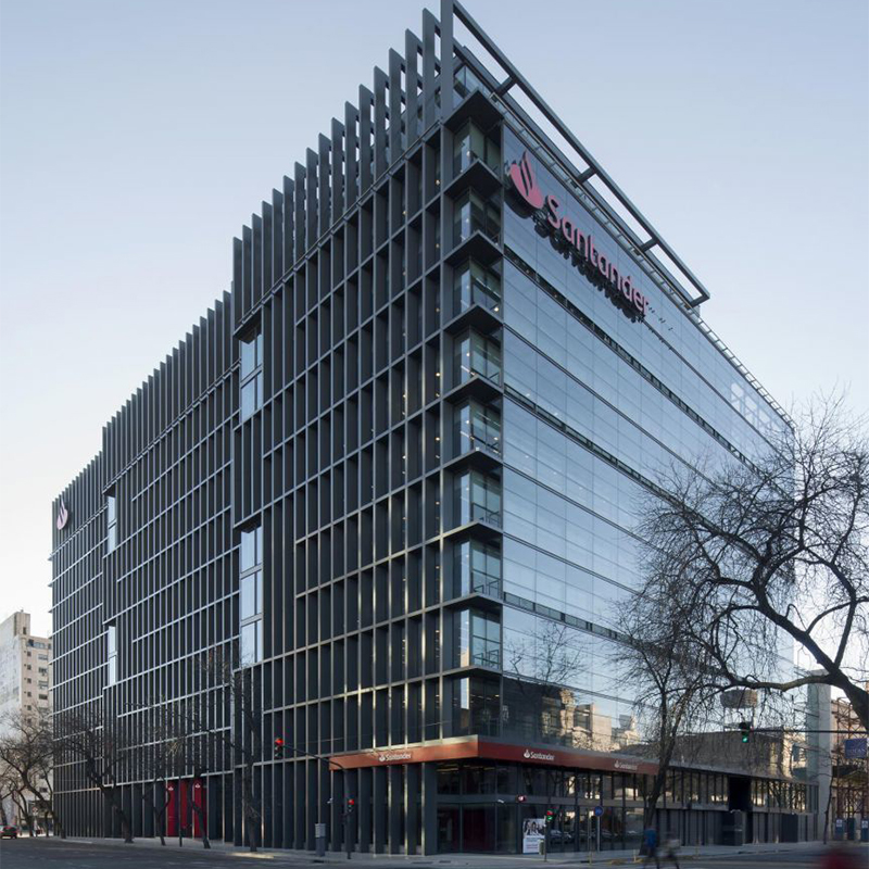 Fachada Banco Santander
