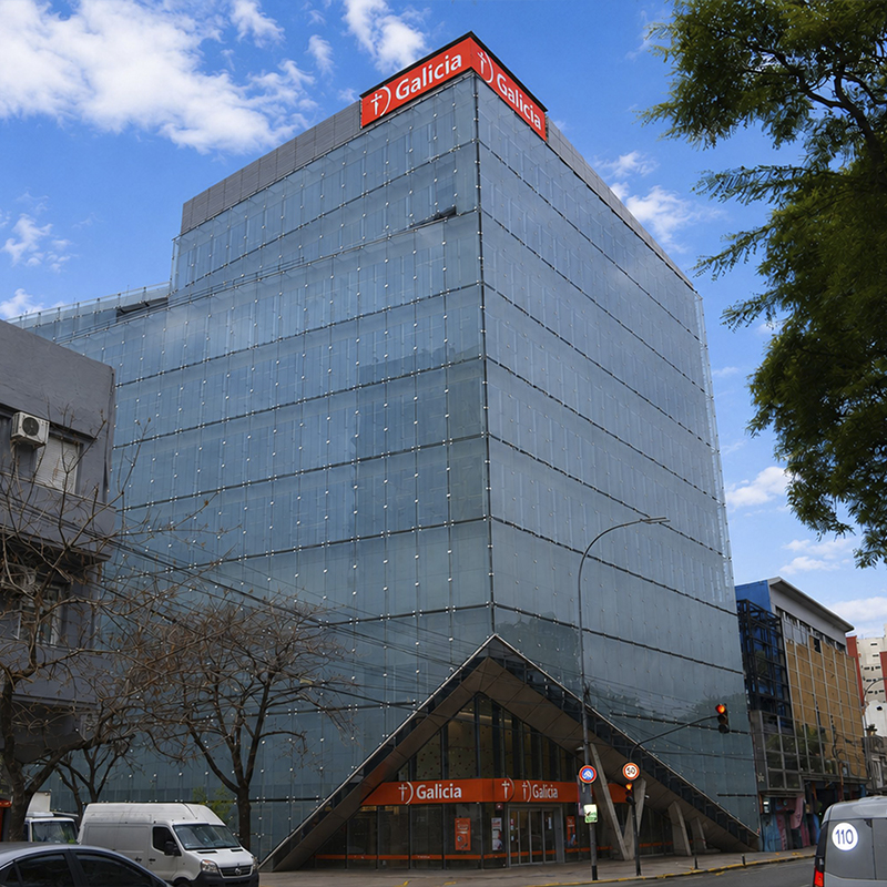 Fachada Banco Galicia