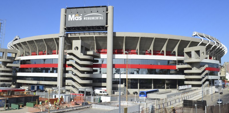 Fachada River Plate Monumental